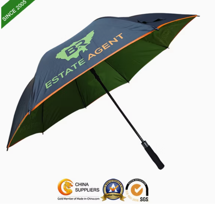 Ô dù chơi golf cỡ lớn bền chắc có màu sắc tùy chỉnh để chống tia UV